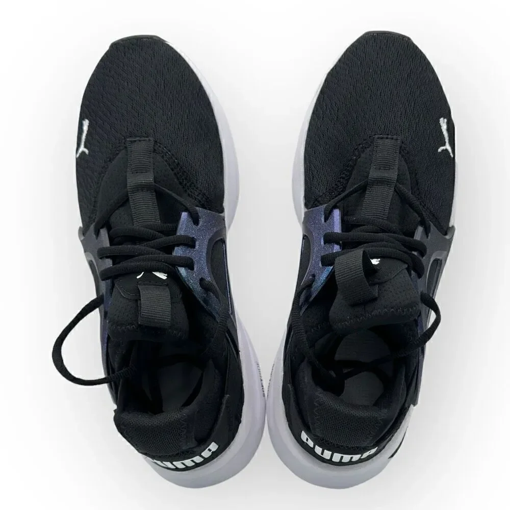 NWOT Puma Softride Enzo Nova Shine Running 377917 01 Shoes Black/White Women 8.5